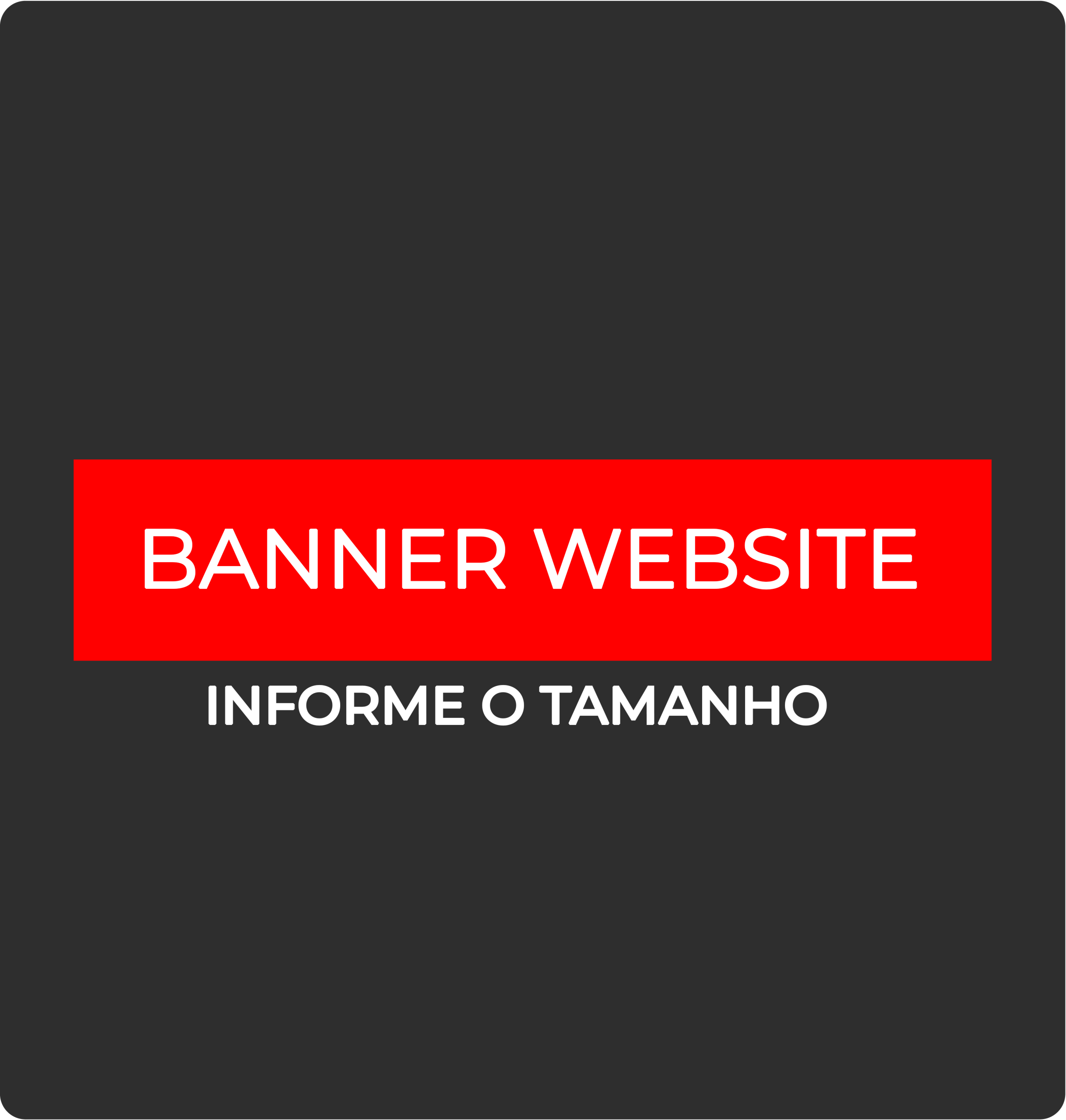 CRIAÇÃO DE ARTE – BANNERS SITE – LOJA VIRTUAL